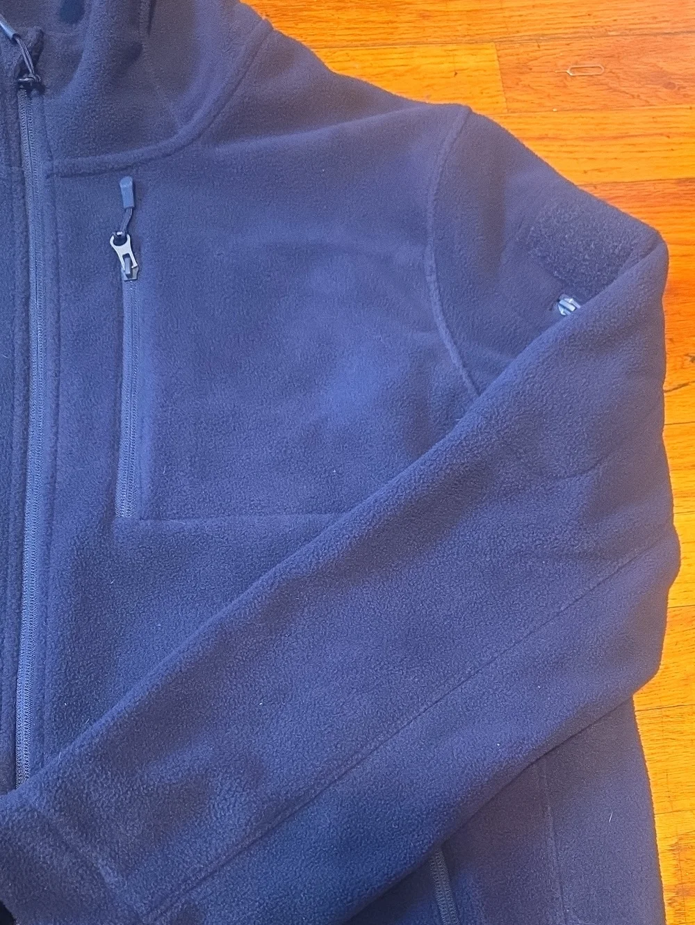 Bearskin Tactical Hoodie 4.0 Mens Blue Full Zip Fleece Sweatshirt Jacket- XL